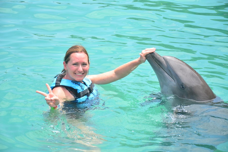 Swimming with Dolphins was an amazing experience!