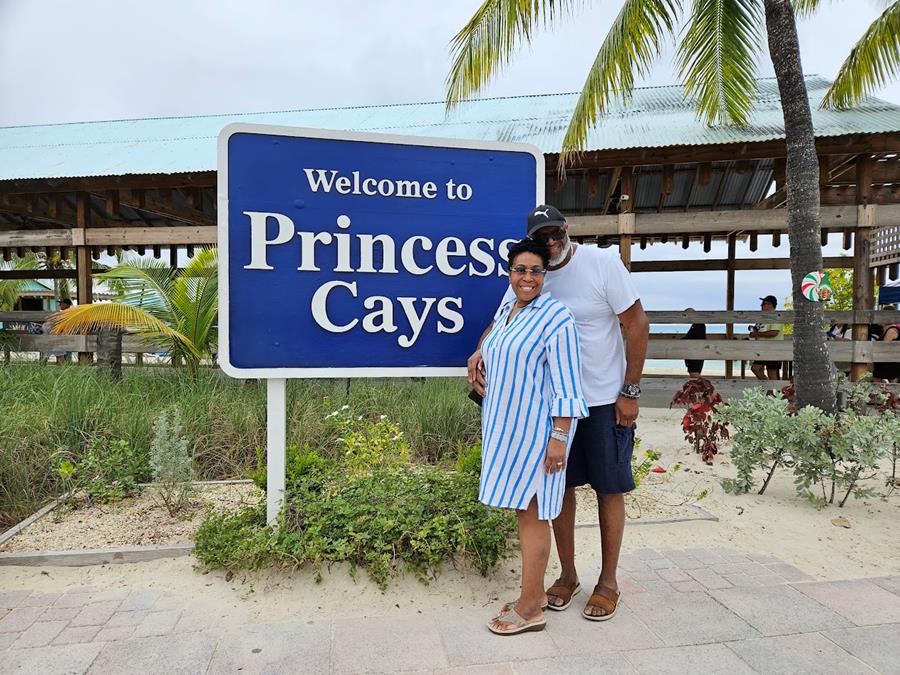 Arrived at Princess Cay for the day