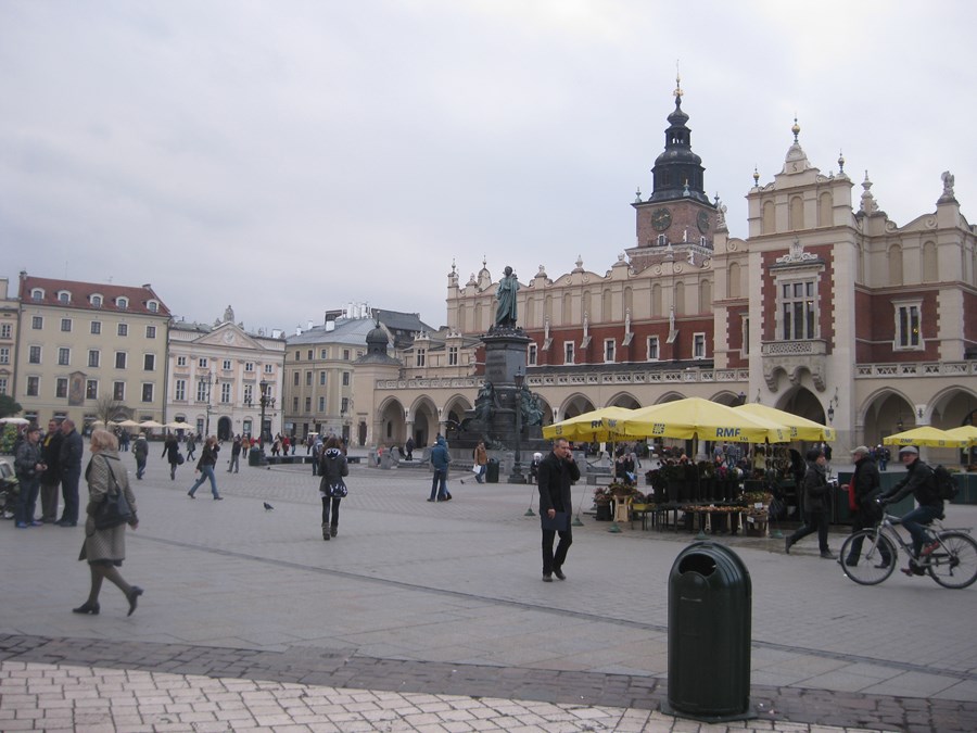 Town square in Krakow