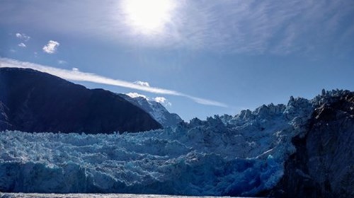 Sawyer Glacier in Tracy Arm Fjord, Alaska