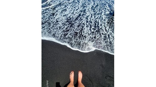 Black Sand Beach in Hawaii - Personal photo