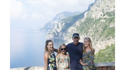 The Italian Riviera with my family!  