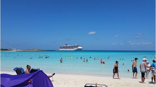 Carnival Cruise to Half Moon Cay, Bahamas