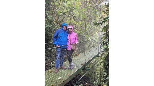 Monteverde Cloud Forest Suspension Bridge walk.