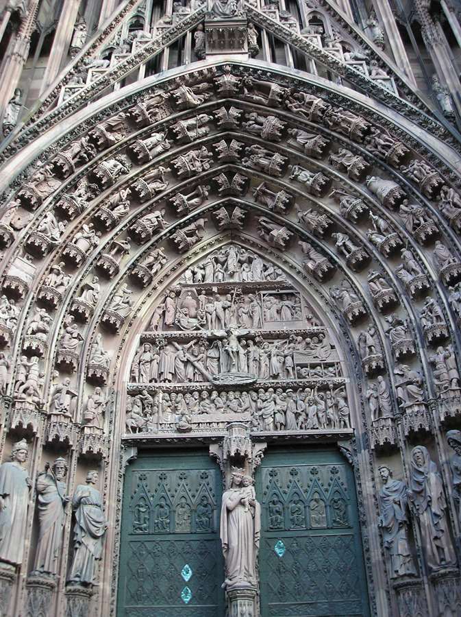 Detail on the Strasbourg Cathedral