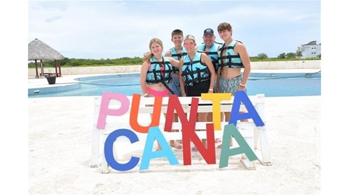My clients off to enjoy an adventure in Punta Cana