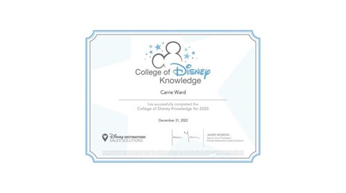 College of Disney Knowledge