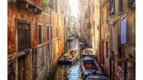 Famous Canals in Venice, Italy