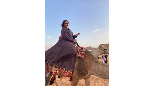 Camel ride in AlUla, Saudi Arabia
