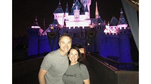 Me and My Husband in Disneyland!