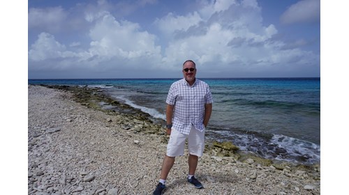 Enjoying the salty air in Bonaire...