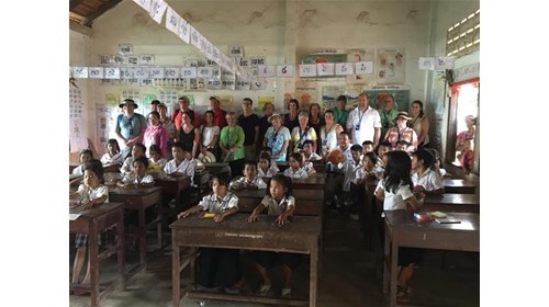 Visiting a school in Cambodia - So memorable!