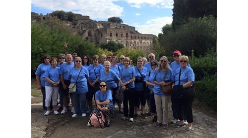 My Group at the city of Pompeii