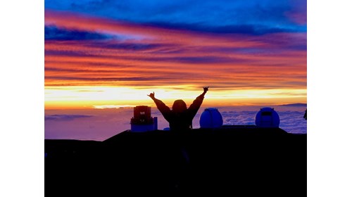 On top of the world at Mauna Kea - Hawaii