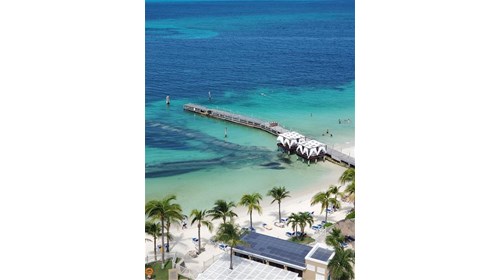 Oceanview from Riu Caribe Resort in Cancun