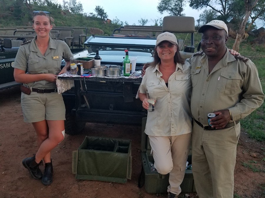 Sundowner Cocktails on Safari