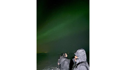 In awe of the Northern Lights