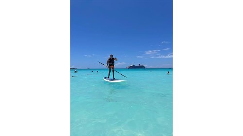 Paddle Boarding Half Moon Cay