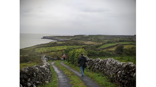 Taking a walk on Inishmore, Aran Islands, Ireland