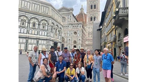 Group in Florence, Italy