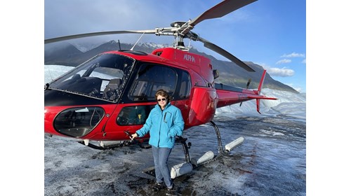 Alaska Helicopter Glacier Landing