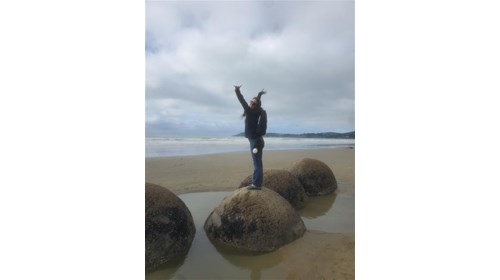 Exploring the Moeraki Boulders in New Zealand