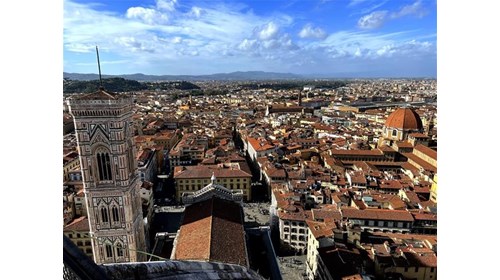 View of Florence from the Duomo's roof