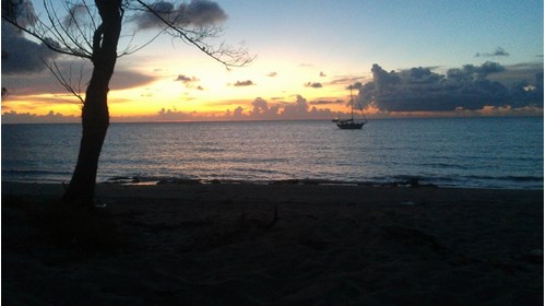 Sunset in the Island of Bimini