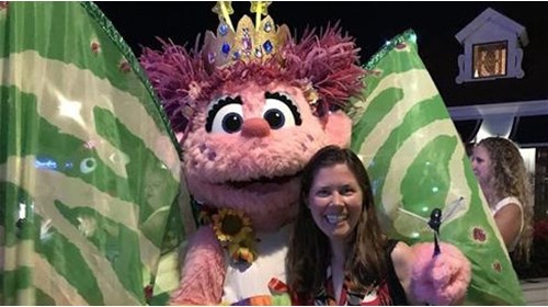 Heidi and Abby Cadabby at Beaches Turks & Caicos