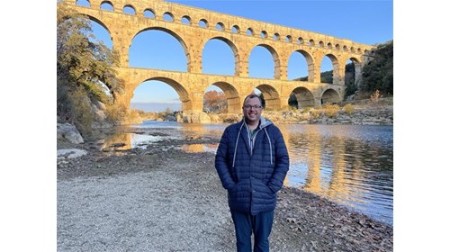 A visit at The Pont du Gard during a recent cruise