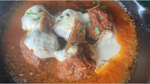 Braised Mini Meatballs at Extra Virgin