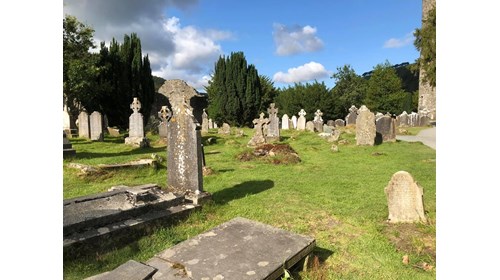 The beauty of an historic Irish cemetery
