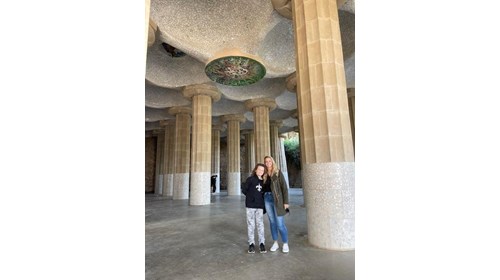 Park Guell Hypostyle Chamber Underneath Main Sq