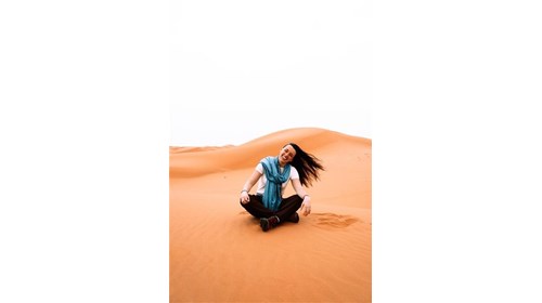 Me in the Sahara Desert 