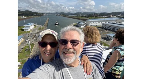 Just Entering the Panama Canal
