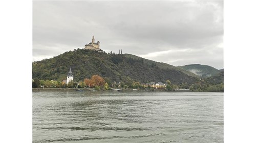 Castle on the Rhine Gorge