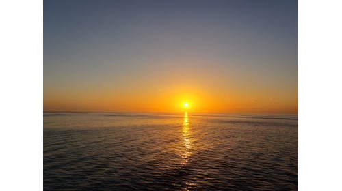 Sunrise or Sunset - at Sea