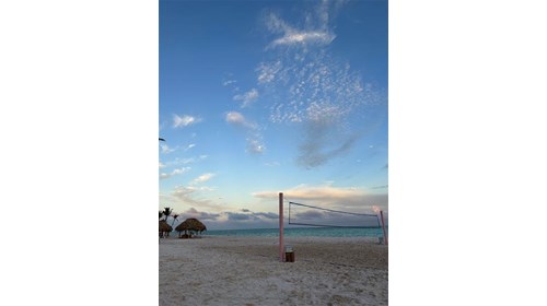The perfect sand for volleyball-Juanillo Beach, DR