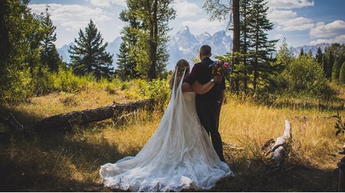 My wedding in Grand Teton National Park