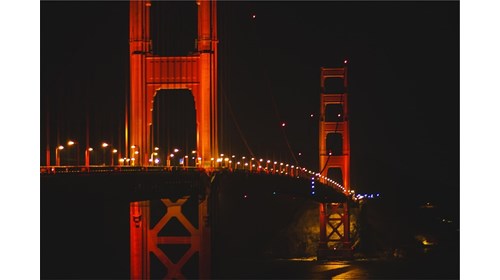 Golden Gate Bridge at Night 