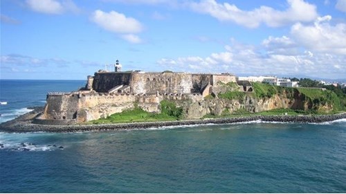 Historical Fort in Old San Juan, Puerto Rico