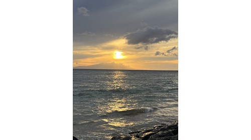 A beautiful Maui sunset after another fun day!