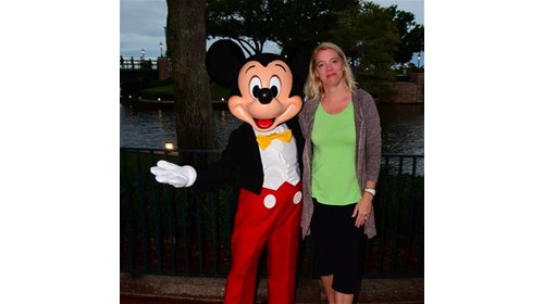 Me and my best pal, Mickey Mouse!