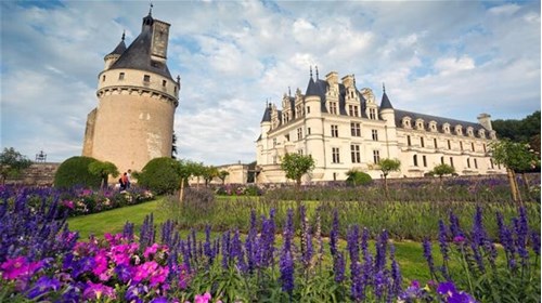 Beautiful Castle and Gardens In the Loire Valley