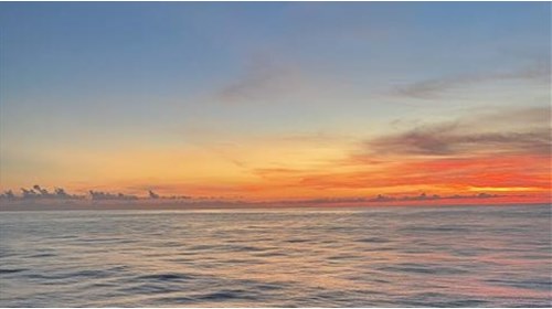 Sunset on the Caribbean
