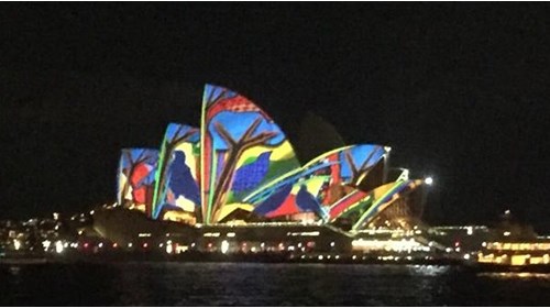 Opera House during Vivid Sydney 2016
