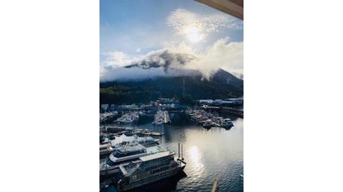 The View of Ketchikan in the morning