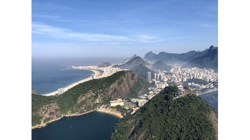 Rio de Janiero from the top of the Corcovado!