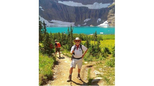 Ready for a dip in Iceberg Lake!
