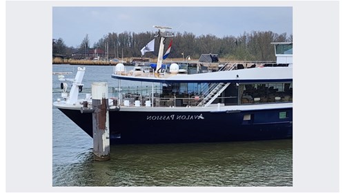 Avalon Passion Docked at Kinderdijk Netherlands